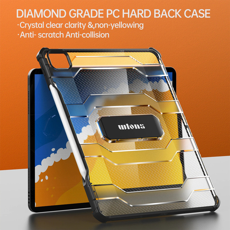 کاور سامورایی مدل Wlons مناسب برای تبلت اپل iPad Air 13 2025 / Air 13 2024 / Pro 12.9 2022 / 2021 / 2020