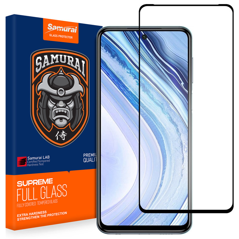 محافظ صفحه نمایش شیشه ای سامورایی مدل ovglass مناسب برای گوشی موبایل شیائومی Redmi Note 9s / Redmi Note 9 Pro