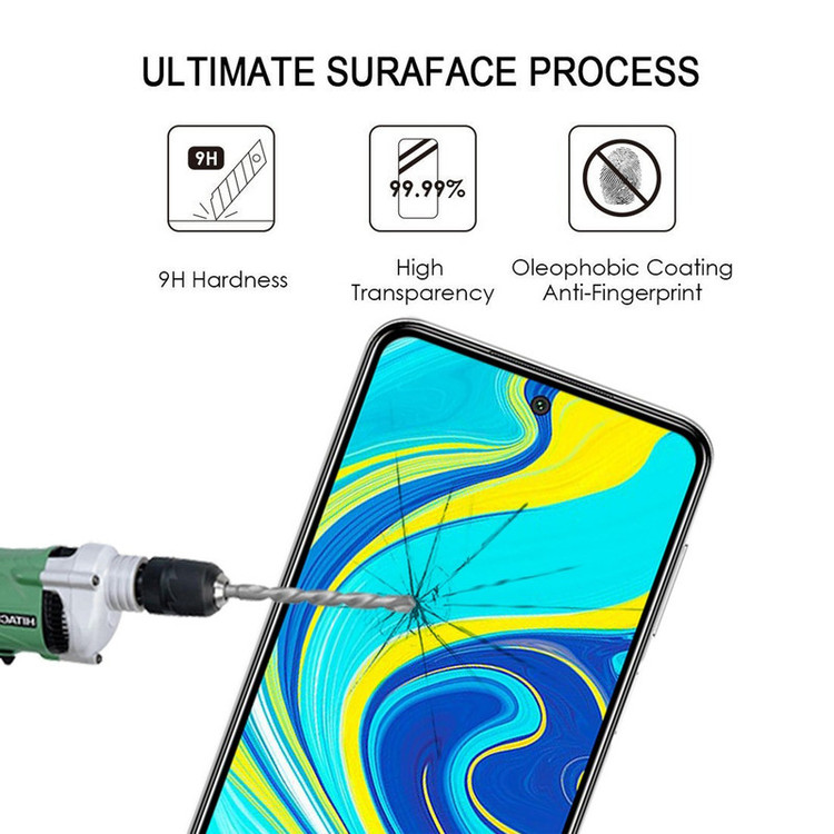 محافظ صفحه نمایش شیشه ای سامورایی مدل ovglass مناسب برای گوشی موبایل شیائومی Redmi Note 9s / Redmi Note 9 Pro