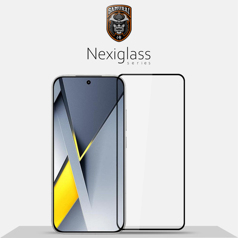 محافظ صفحه نمایش سامورایی مدل Nexiglass مناسب برای گوشی موبایل شیائومی Poco F8 Pro