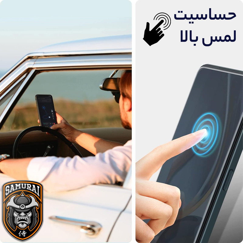 محافظ صفحه نمایش شیشه ای سامورایی مدل ovglass مناسب برای گوشی موبایل اپل iPhone X / XS / 11 Pro