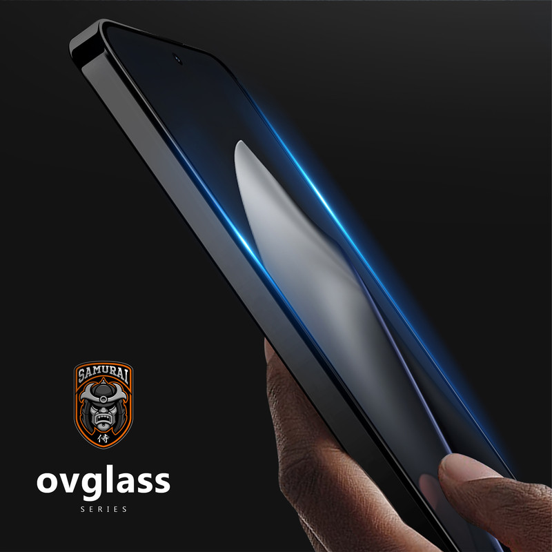 محافظ صفحه نمایش سامورایی مدل ovglass مناسب برای گوشی موبایل شیائومی 15T / 15T Pro