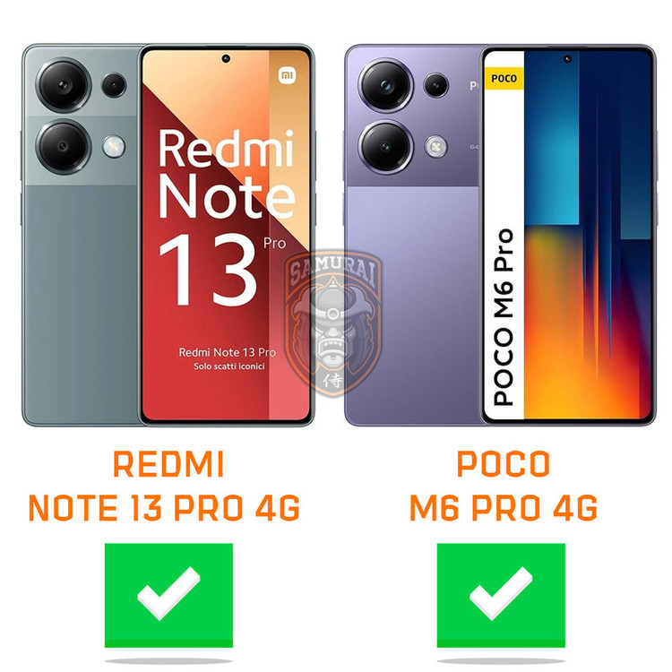 کاور سامورایی مدل elegant مناسب برای گوشی موبایل شیائومی Redmi Note 14S / Redmi Note 13 Pro 4G / Poco M6 Pro 4G