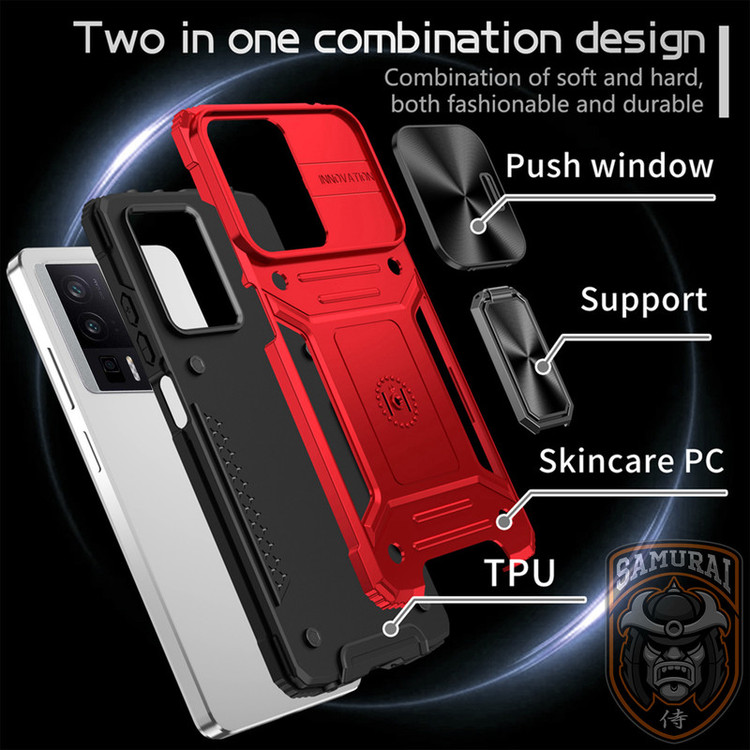 کاور سامورایی مدل CamShield Armor مناسب برای گوشی موبایل شیائومی Poco F5 Pro
