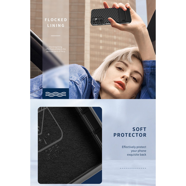 کاور سامورایی مدل Wave Stand مناسب برای گوشی موبایل سامسونگ Galaxy A14 5G / Galaxy A14 4G