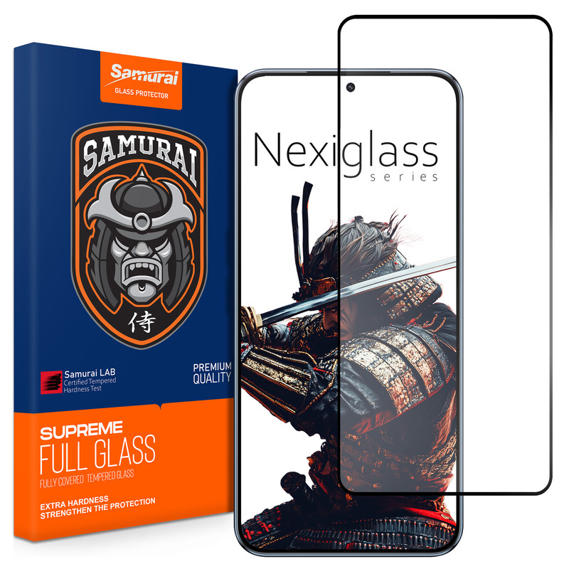 محافظ صفحه نمایش سامورایی مدل Nexiglass مناسب برای گوشی موبایل آنر X8d