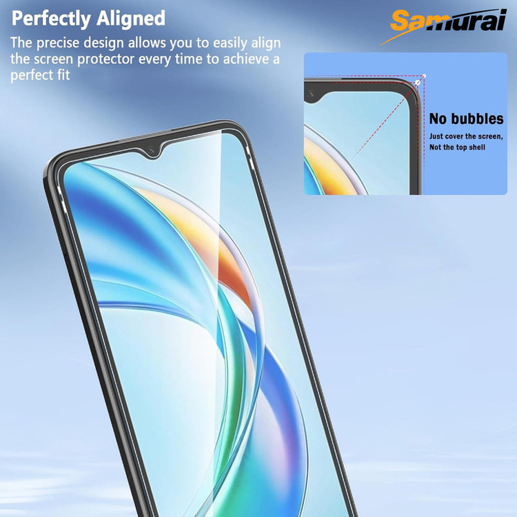 محافظ صفحه نمایش سامورایی مدل Invisiglass مناسب برای گوشی موبایل آنر X6b 4G / X6a / X5b / X5b Plus