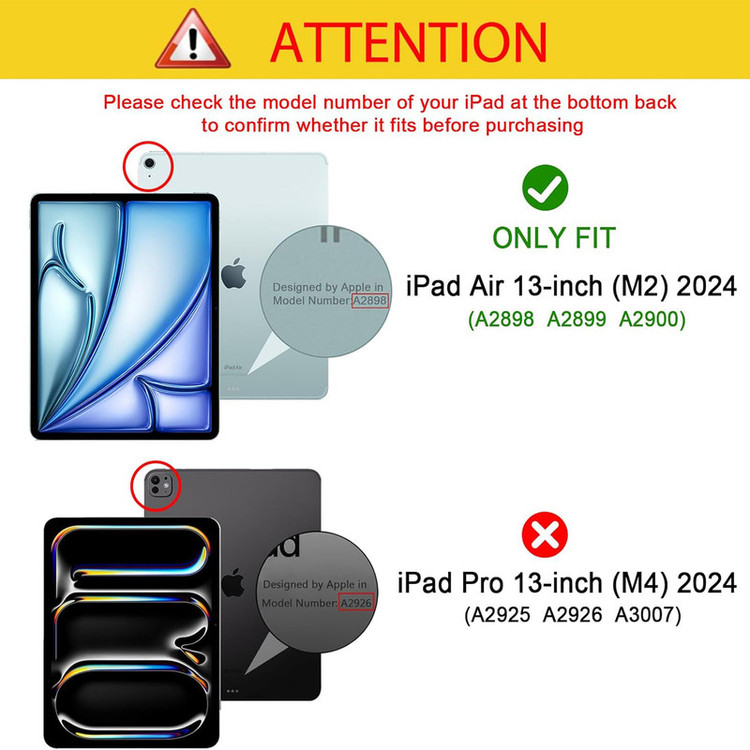 کاور سامورایی مدل Black-Bumper مناسب برای تبلت اپل iPad Air 13 2024 / iPad Air 13 2025