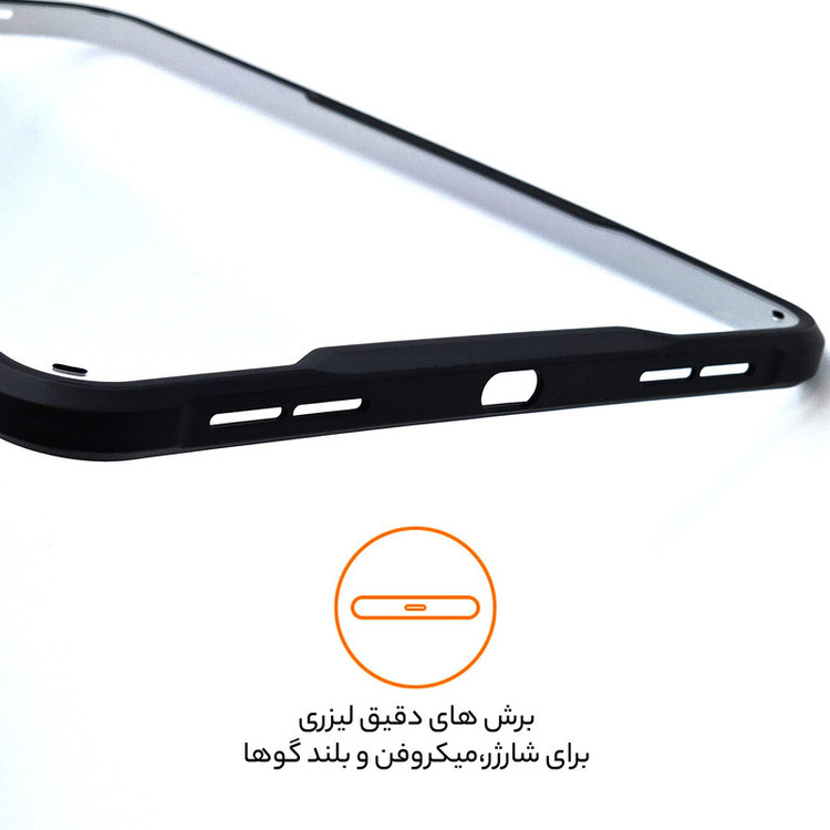 کاور سامورایی مدل Black-Bumper مناسب برای تبلت اپل iPad Air 13 2024 / iPad Air 13 2025