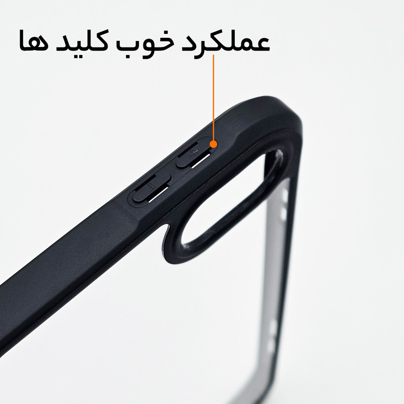کاور سامورایی مدل Black-Bumper مناسب برای تبلت اپل iPad Air 13 2024 / iPad Air 13 2025