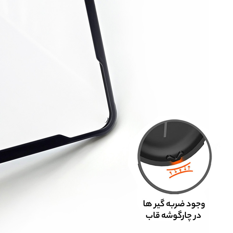 کاور سامورایی مدل Black-Bumper مناسب برای تبلت اپل iPad Air 13 2024 / iPad Air 13 2025