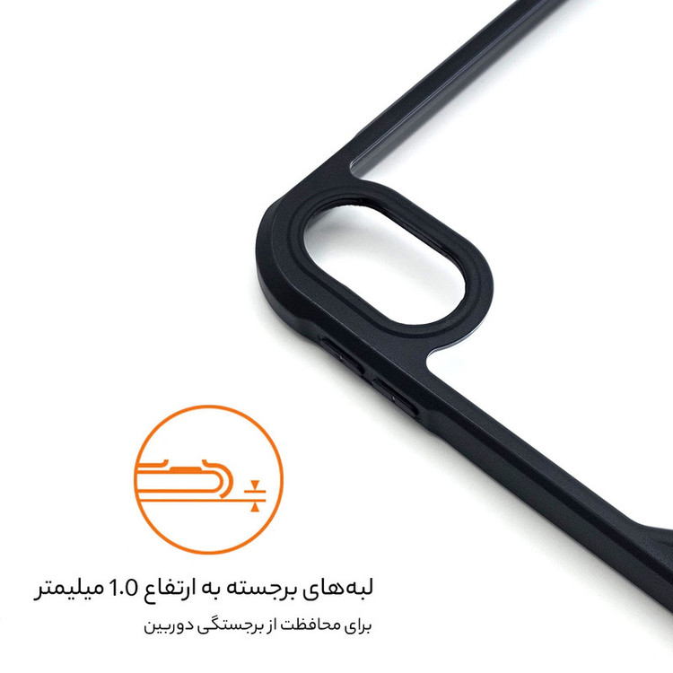 کاور سامورایی مدل Black-Bumper مناسب برای تبلت اپل iPad Air 13 2024 / iPad Air 13 2025