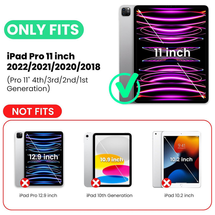 کاور سامورایی مدل Black-Bumper مناسب برای تبلت اپل iPad Air 11 (2024) / iPad Pro 11 (2022-2021-2020-2018)