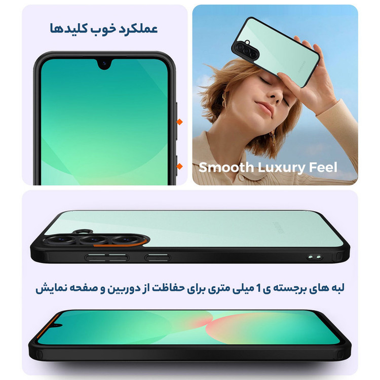 کاور سامورایی مدل Specter مناسب برای گوشی موبایل سامسونگ Galaxy A26 5G