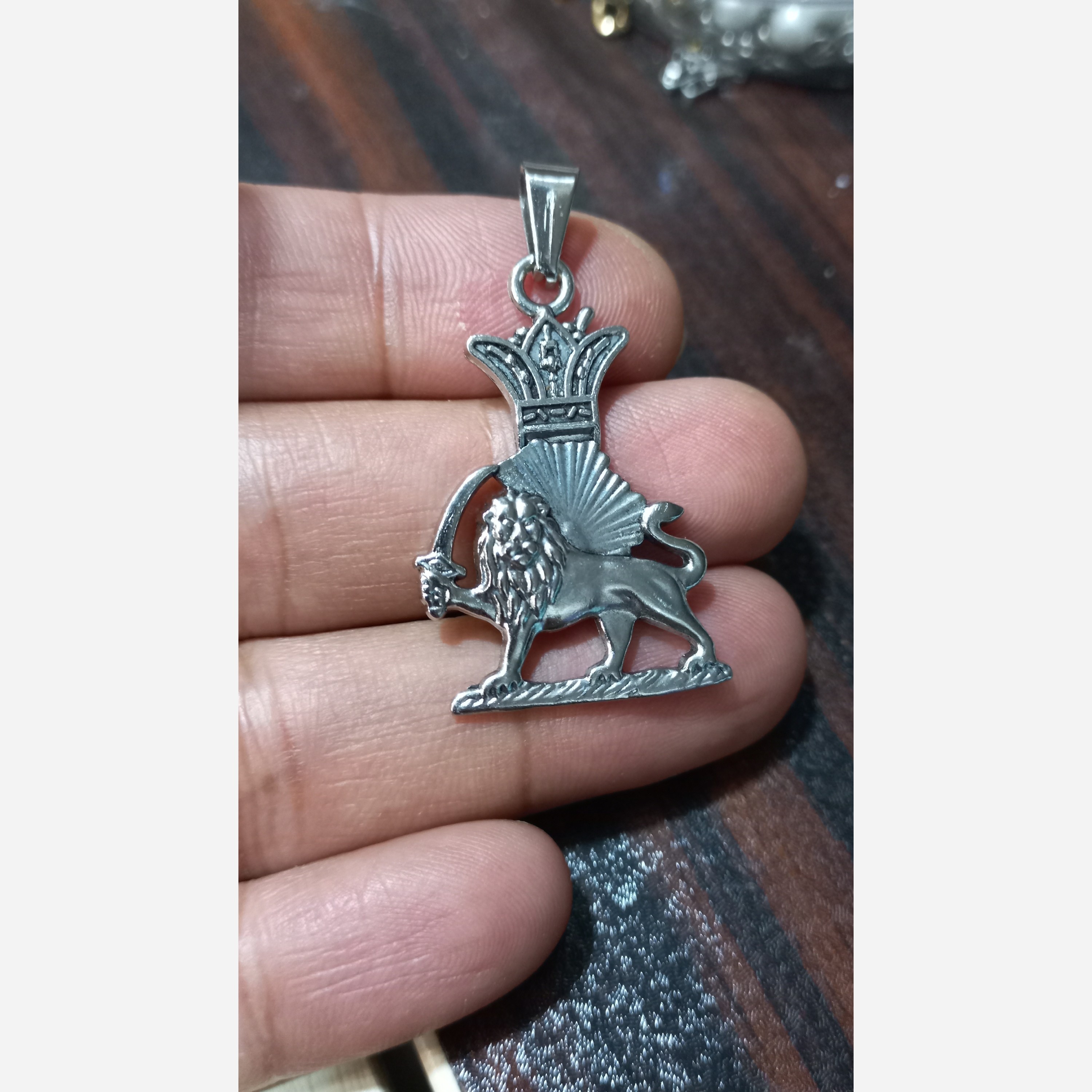 گردنبند رنگ ثابت مردانه