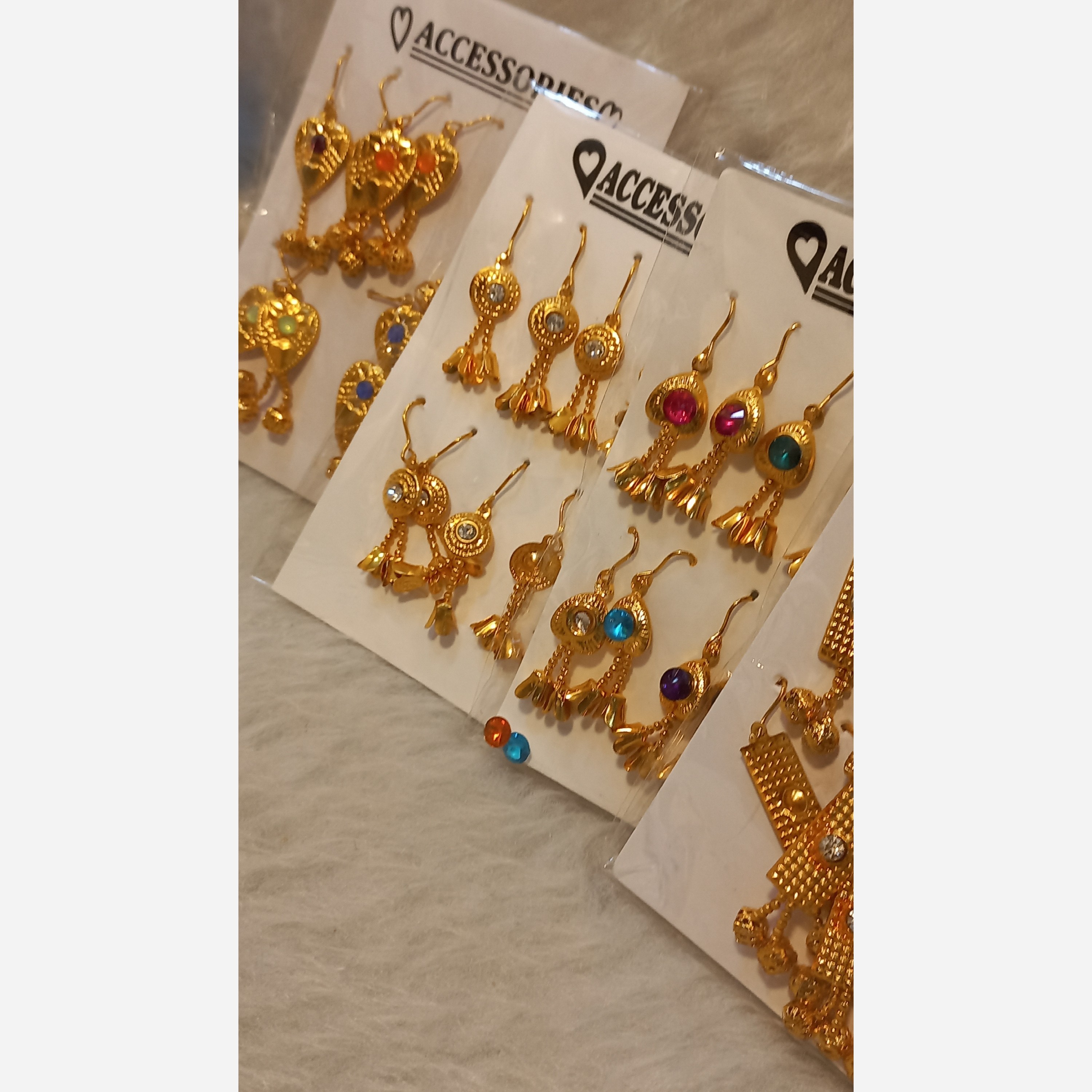حراج 12 جفت گوشواره خلیجی فقط 120 تومن