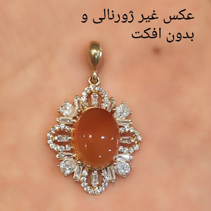 آویز گردنبند زنانه مدل طلا روس کد 666