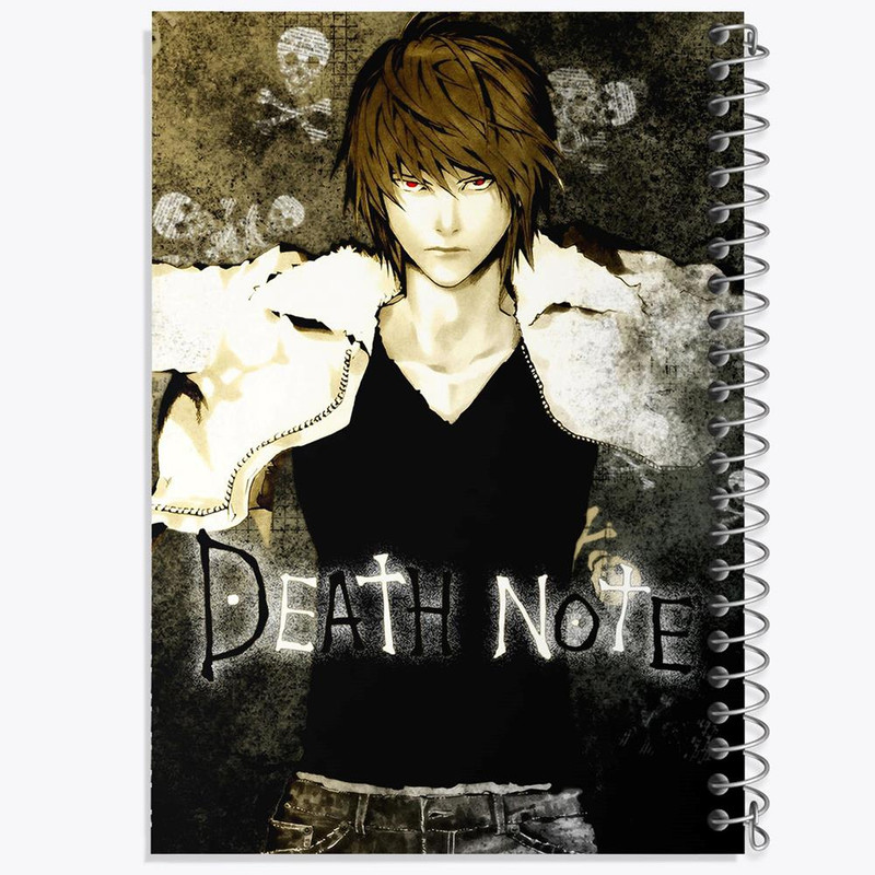 دفتر مشق 50 برگ خندالو مدل یاگامی لایت انیمه دفترچه مرگ Death Note  کد 11308
