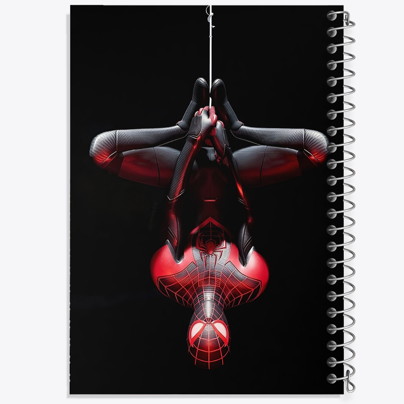 دفتر شطرنجی 50 برگ خندالو طرح مرد عنکبوتی (Spider Man) کد F3946