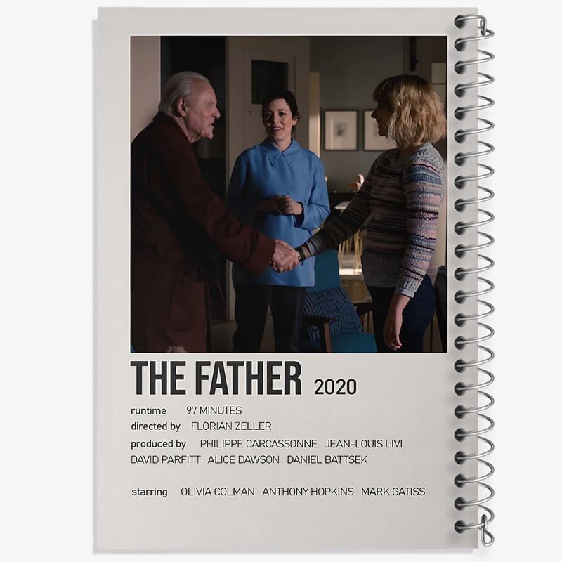 دفتر مشق 100 برگ خندالو طرح پدر (The Father) کد F12916