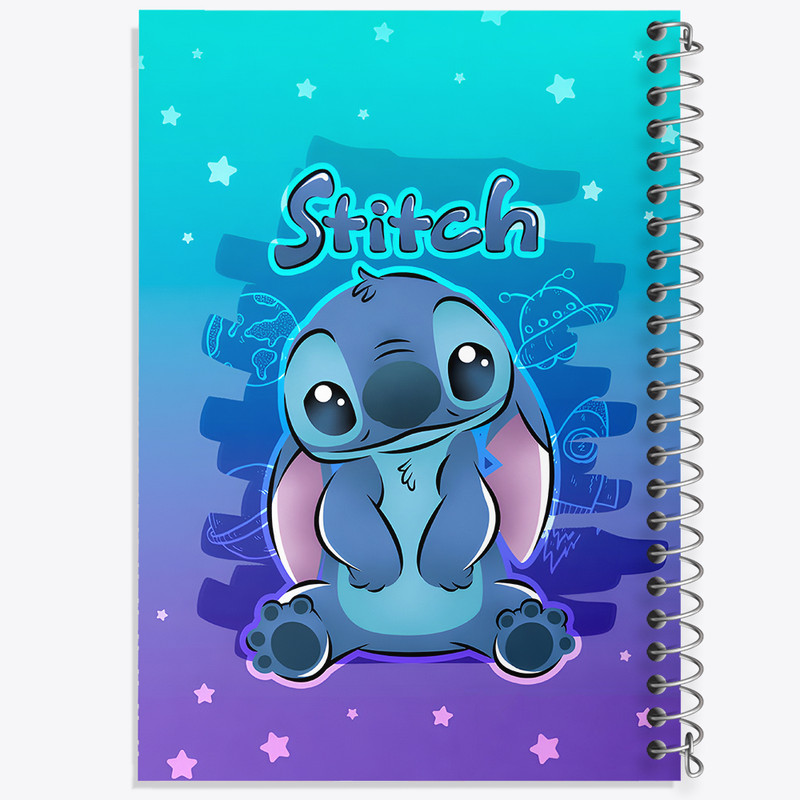 دفتر مشق 100 برگ خندالو طرح استیچ (Stitch) کد N8249