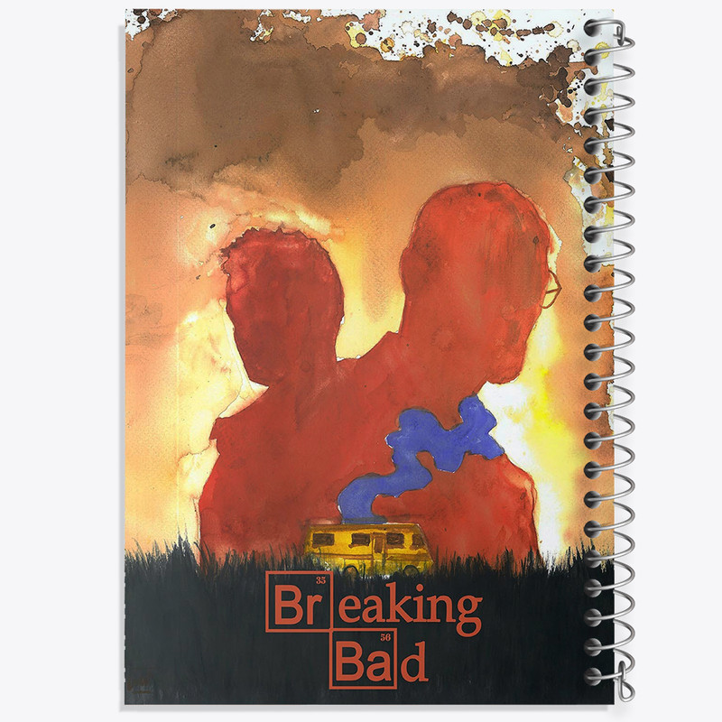 دفتر مشق 100 برگ خندالو طرح بریکینگ بد (Breaking Bad) کد F11447