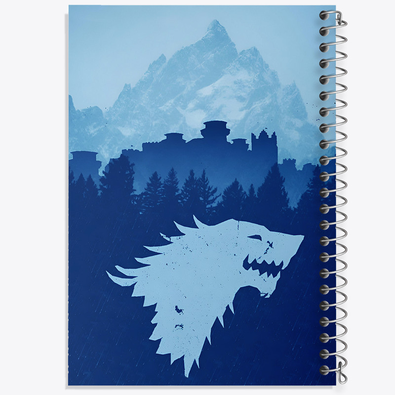دفتر مشق 100 برگ خندالو طرح گیم آف ترونز (Game of Thrones)  کد F4685