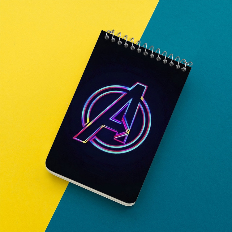 دفتر یادداشت 50 برگ خندالو طرح اونجرز (Avengers) کد F6855