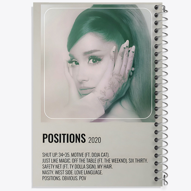 دفتر مشق 100 برگ خندالو طرح آریانا گرانده (Ariana Grande) کد F14205