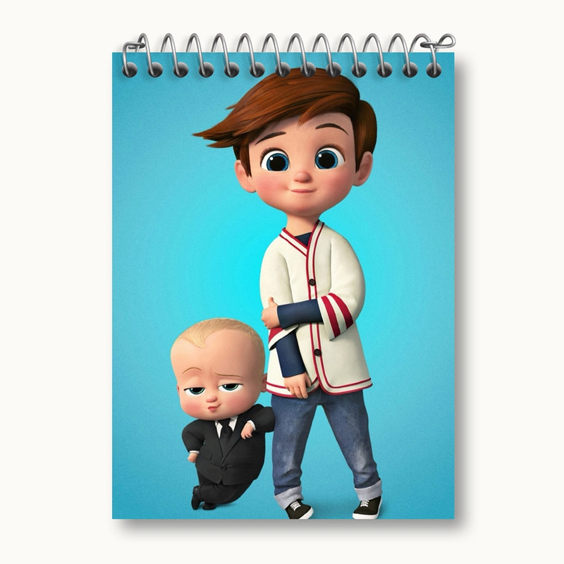 دفتر یادداشت 50 برگ خندالو مدل بچه رئیس Boss Baby کد 10329
