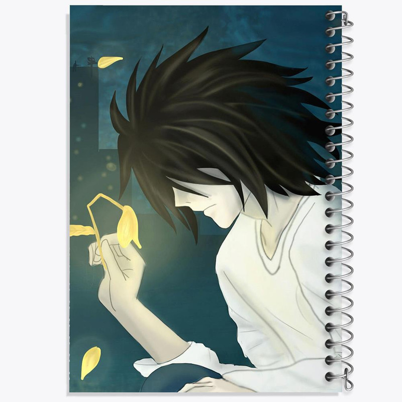 دفتر نت موسیقی 50 برگ خندالو مدل ال لاولیت انیمه دفترچه مرگ Death Note کد 11322