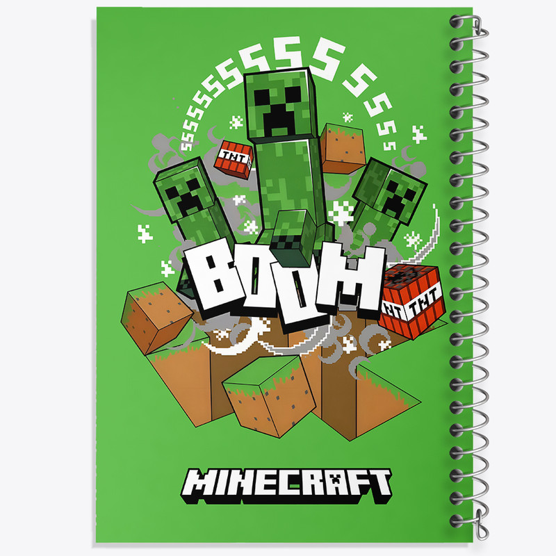 دفتر نقاشی 50 برگ خندالو طرح ماینکرافت (Minecraft) کد N5196