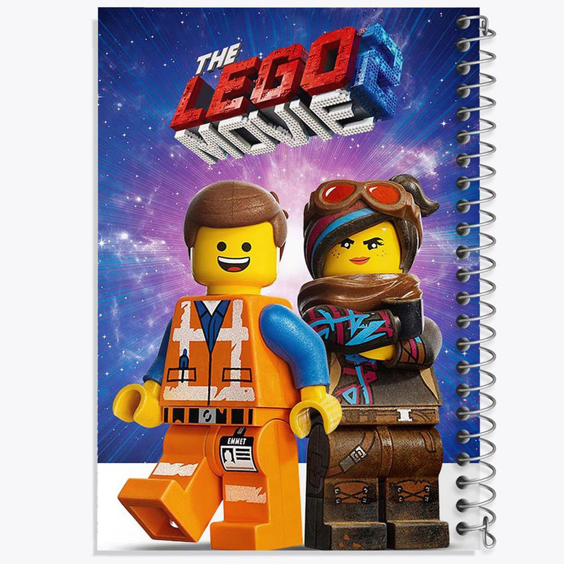 دفتر مشق 100 برگ خندالو طرح انیمیشن لگو LEGO کد 3767