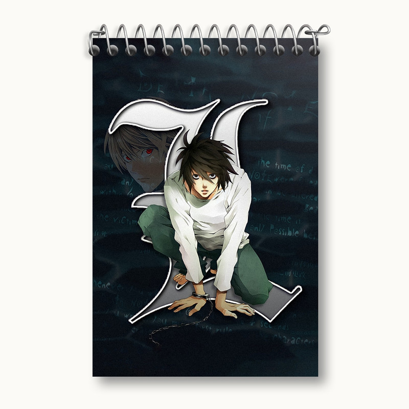 دفتر یادداشت 50 برگ خندالو مدل انیمه دفترچه مرگ (Death Note) کد F800