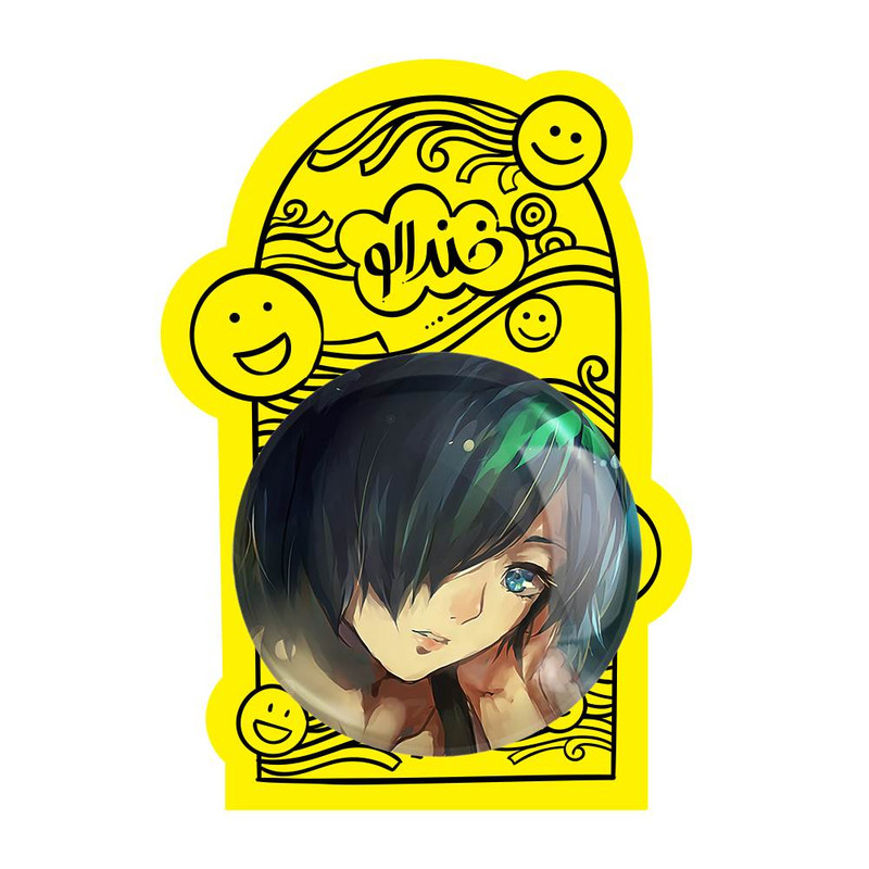 آینه جیبی خندالو مدل توکا کریشیما انیمه توکیو غول Tokyo Ghoul کد 11885