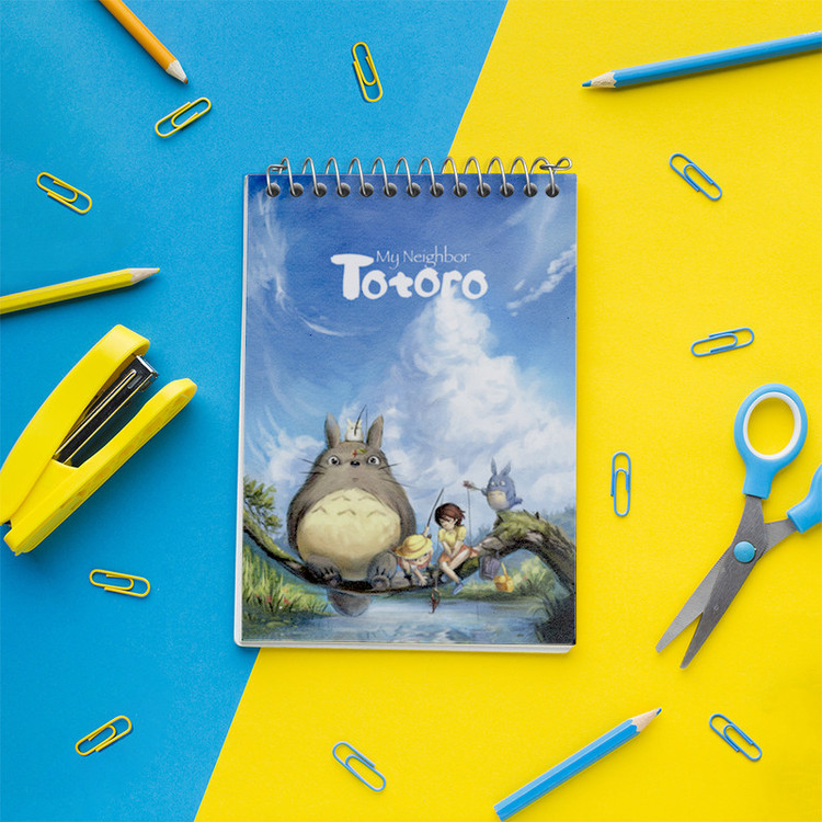 دفتر یادداشت 50 برگ خندالو طرح انیمه توتورو (Totoro) کد N4282