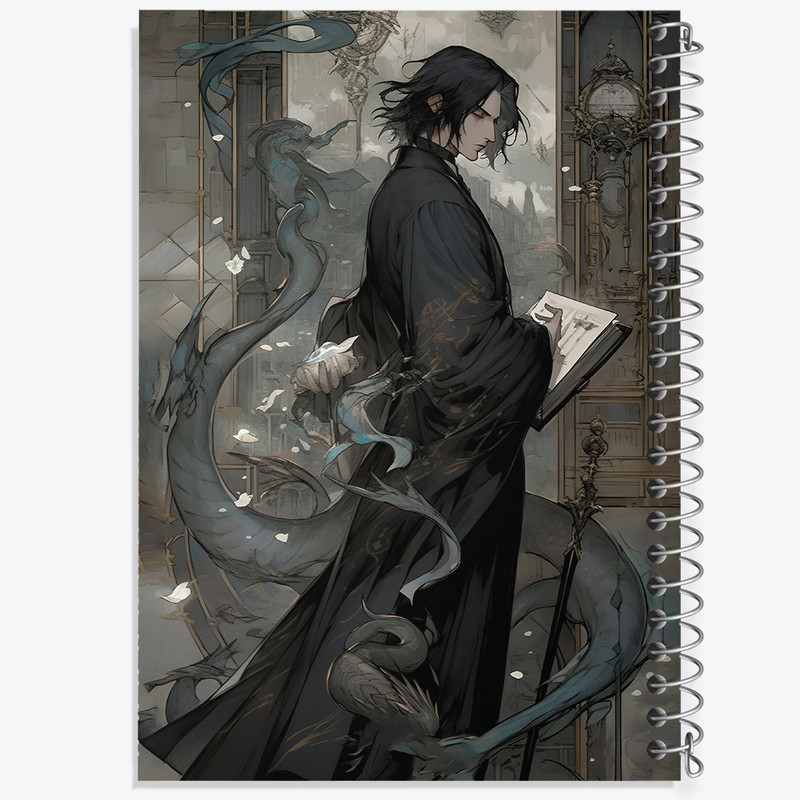 دفتر نقاشی 50 برگ خندالو طرح اسنیپ هری پاتر (Harry Potter) کد N2450