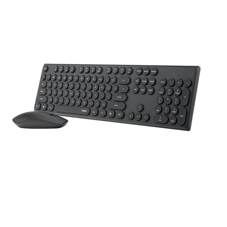 کیبورد و موس بی سیم رپو مدل X260، سوییچ ممبران، Full-Size