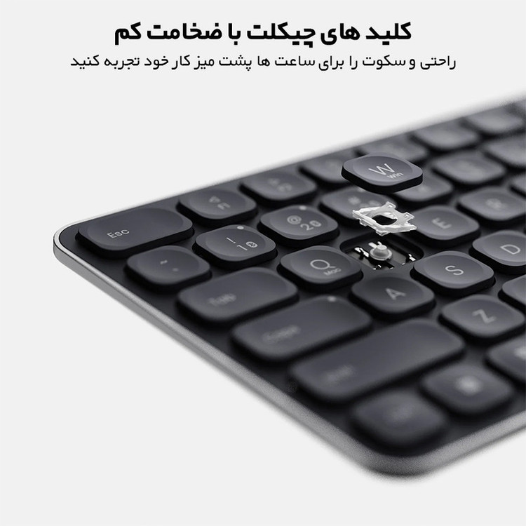 کیبورد رپو مدل E9550L Wireless