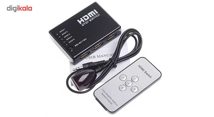 سوئیچ 1 به 5 HDMI مدل Full HD