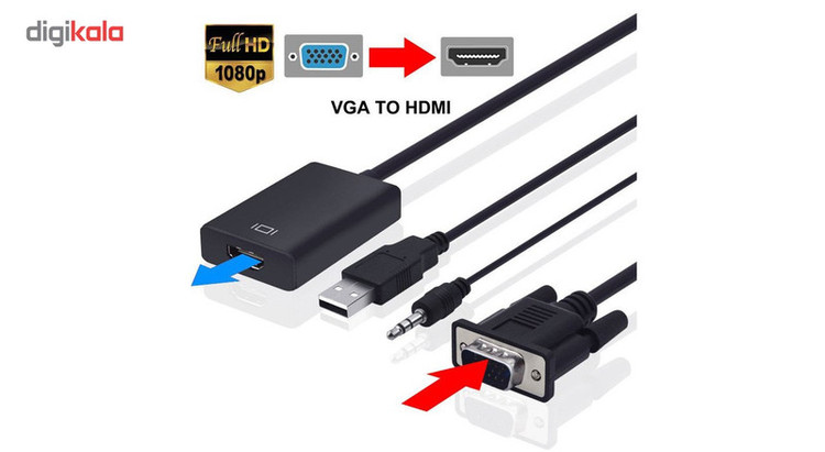 مبدل VGA به HDMI مدل OTN-5138