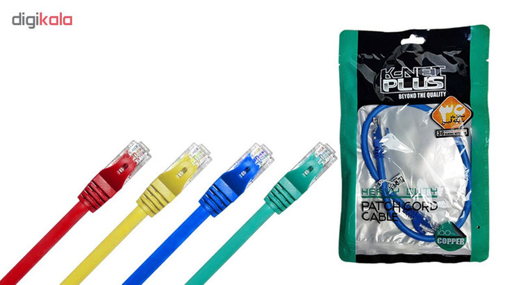 پچ کورد Cat 6 UTP کی نت پلاس مدل KP-N1034 طول 2 متر