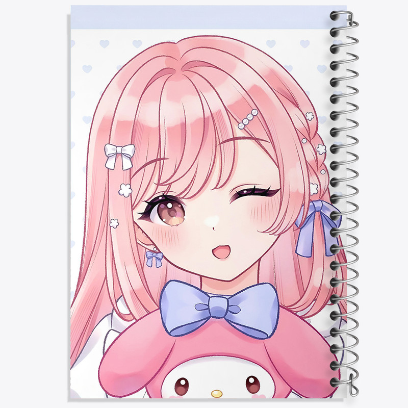 دفتر مشق 100 برگ خندالو طرح مای ملودی (My Melody) کد N9093