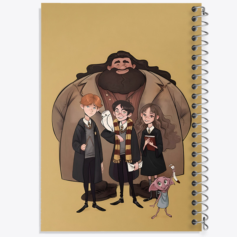 دفتر مشق 100 برگ خندالو طرح هری پاتر (Harry Potter) کد N2464