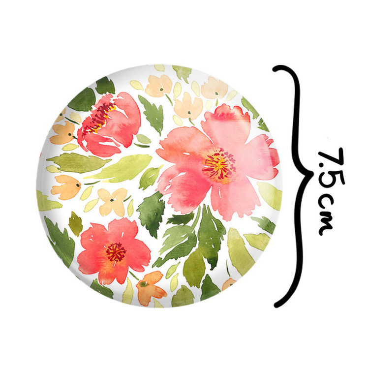 آینه جیبی خندالو طرح گل گلی مدل تاشو کد 2241