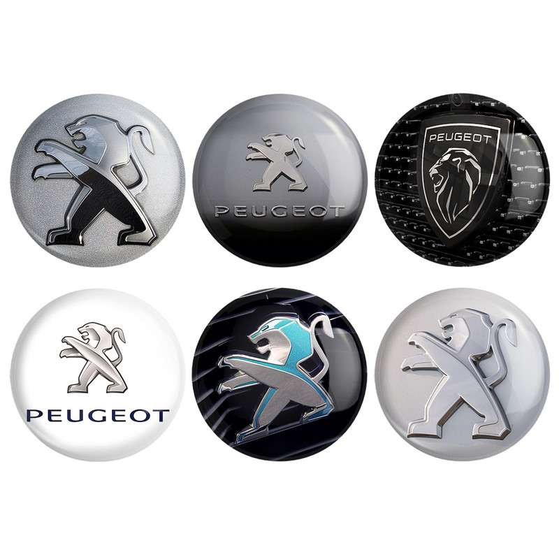 مگنت خندالو طرح پژو Peugeot کد 1472A مجموعه 6 عددی