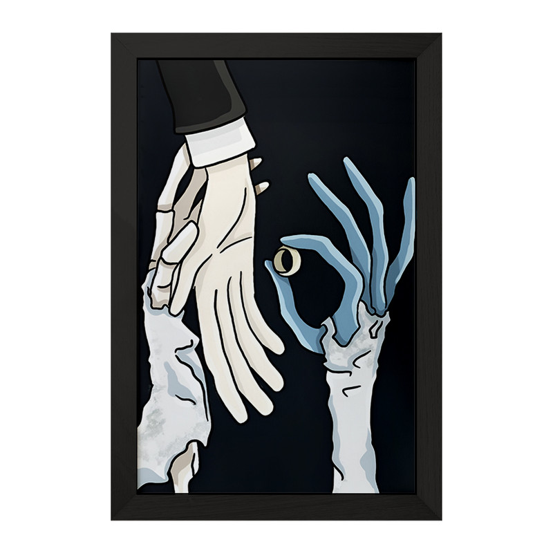تابلو خندالو مدل عروس مردگان (Corpse Bride) کد F6804