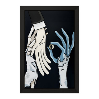 تابلو خندالو مدل عروس مردگان (Corpse Bride) کد F6804