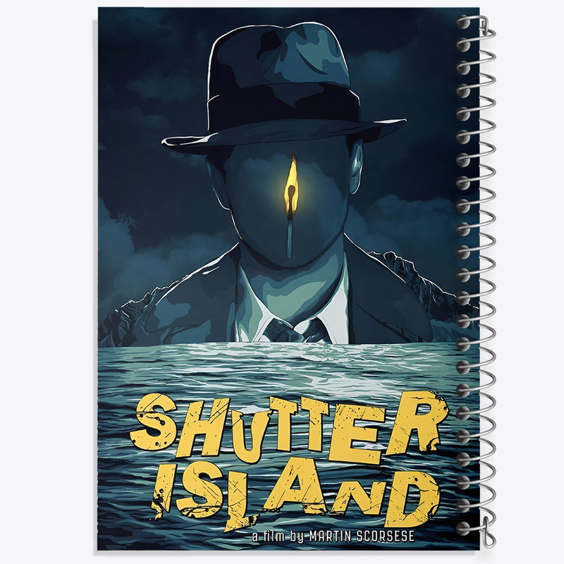 دفتر مشق 50 برگ خندالو طرح جزیره شاتر (Shutter Island) کد F10173