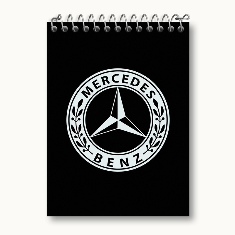 دفتر یادداشت 50 برگ خندالو مدل مرسدس بنز Mercedes Benz کد 23512